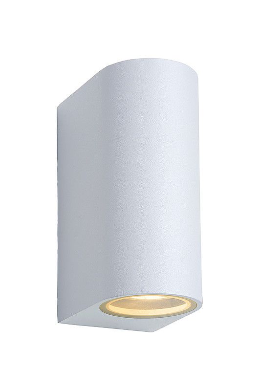 LED Wandspot Buiten LED Dimb. GU10 2x5W 3000K IP44 Wit