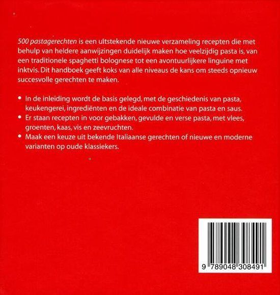 500 Pastagerechten