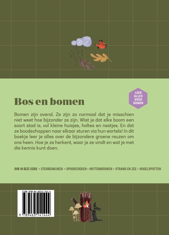 Boek Bos & bomen - Outdoor kids