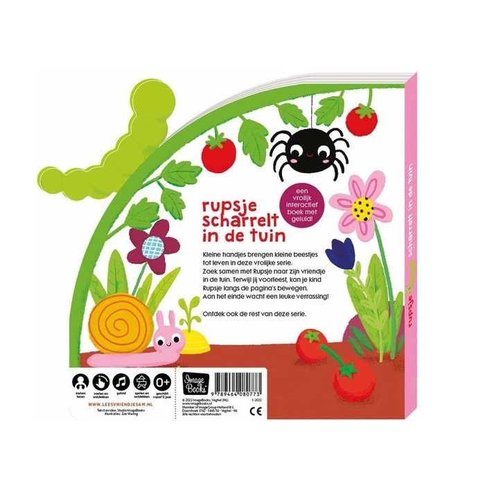 Kleine beestjes - Rupsje scharrelt in de tuin NIEUW
