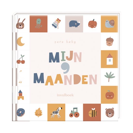 Mijn 9 maanden invulboek - Pure baby