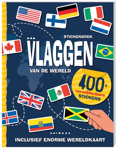 Stickerboek vlaggen van de wereld