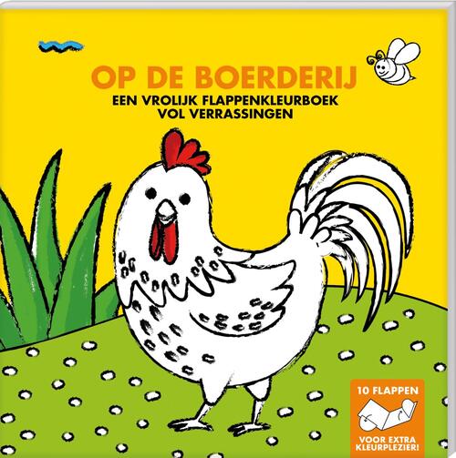 Kleurboek met flappen - Op de boerderij