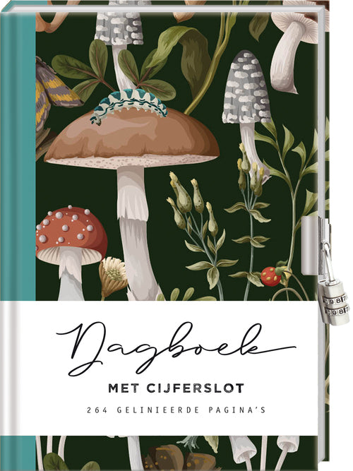 Dagboek met slot- Mushroom