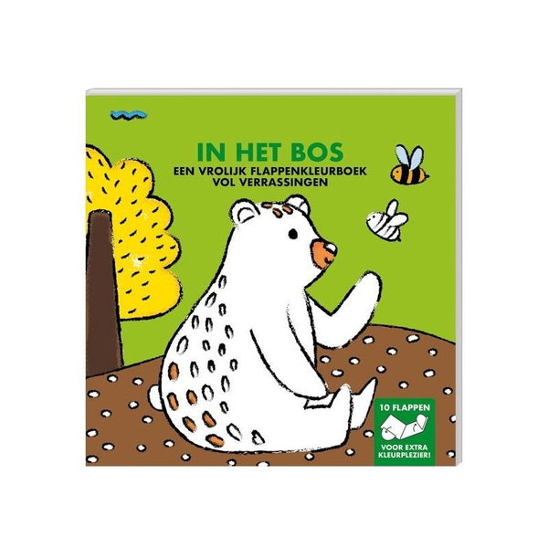 Flappenkleurboek - in het bos