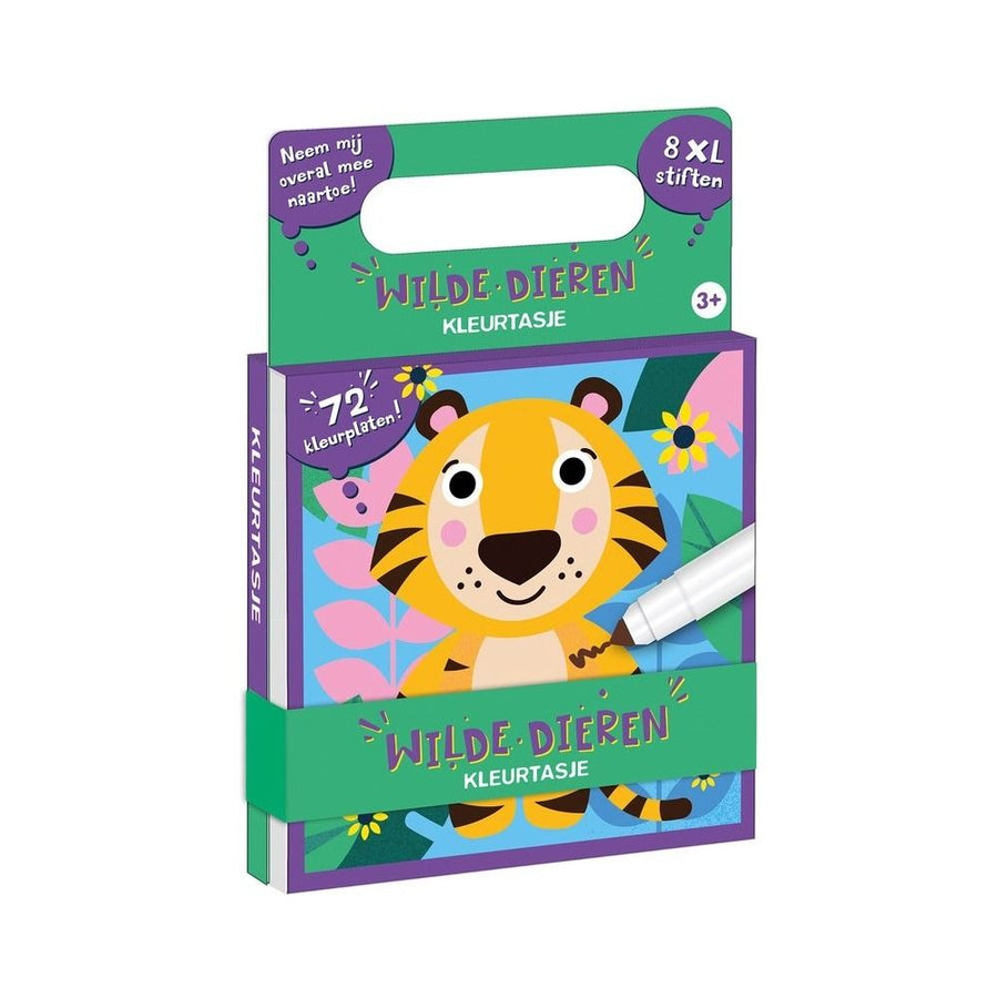 Kleurtasje - Wilde dieren (alleen in display)