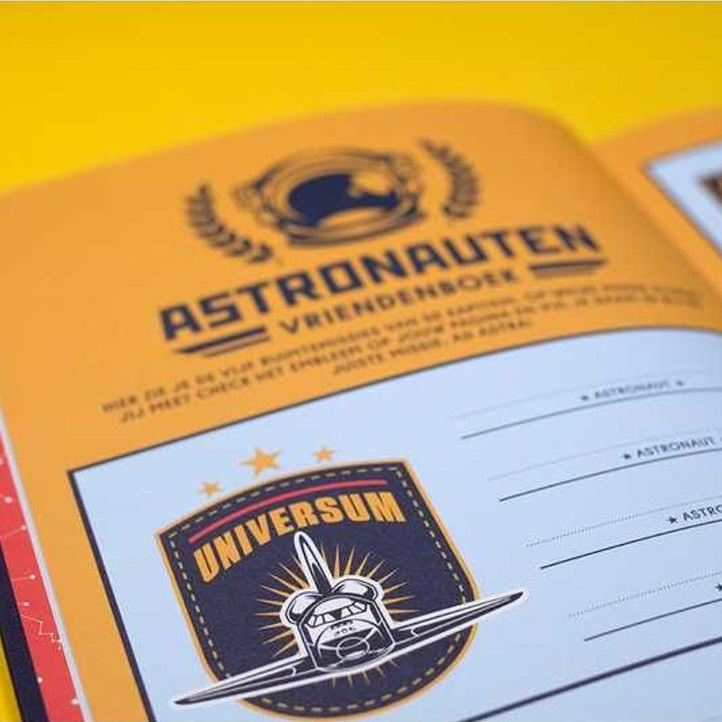 Astronauten vriendenboek