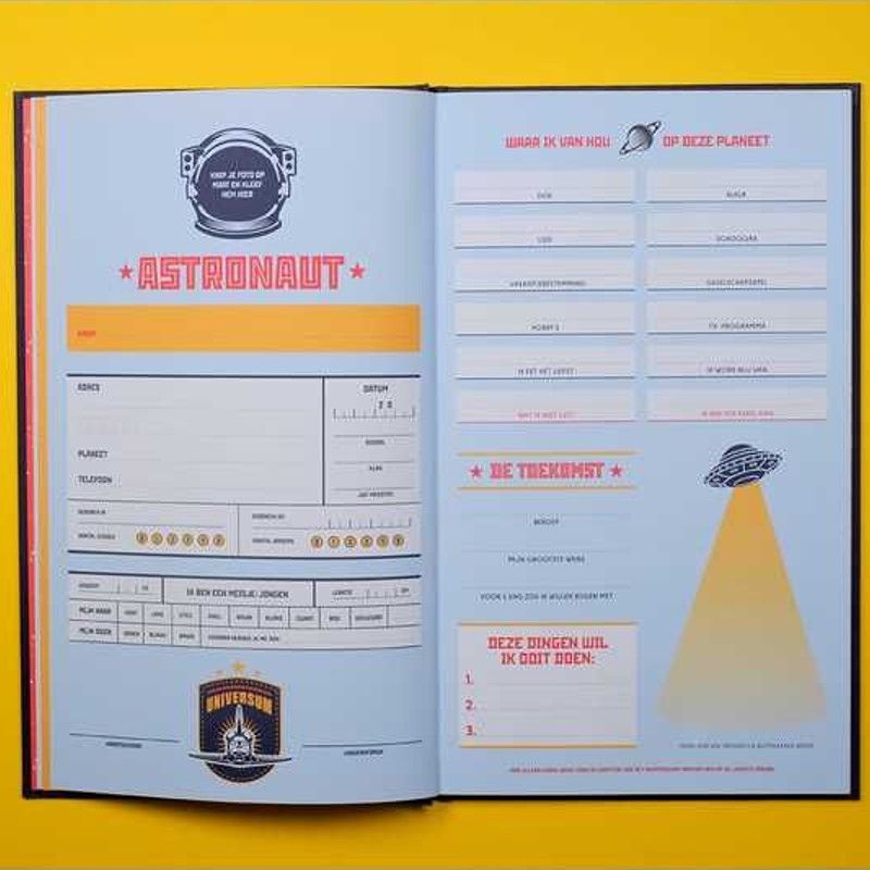 Astronauten vriendenboek