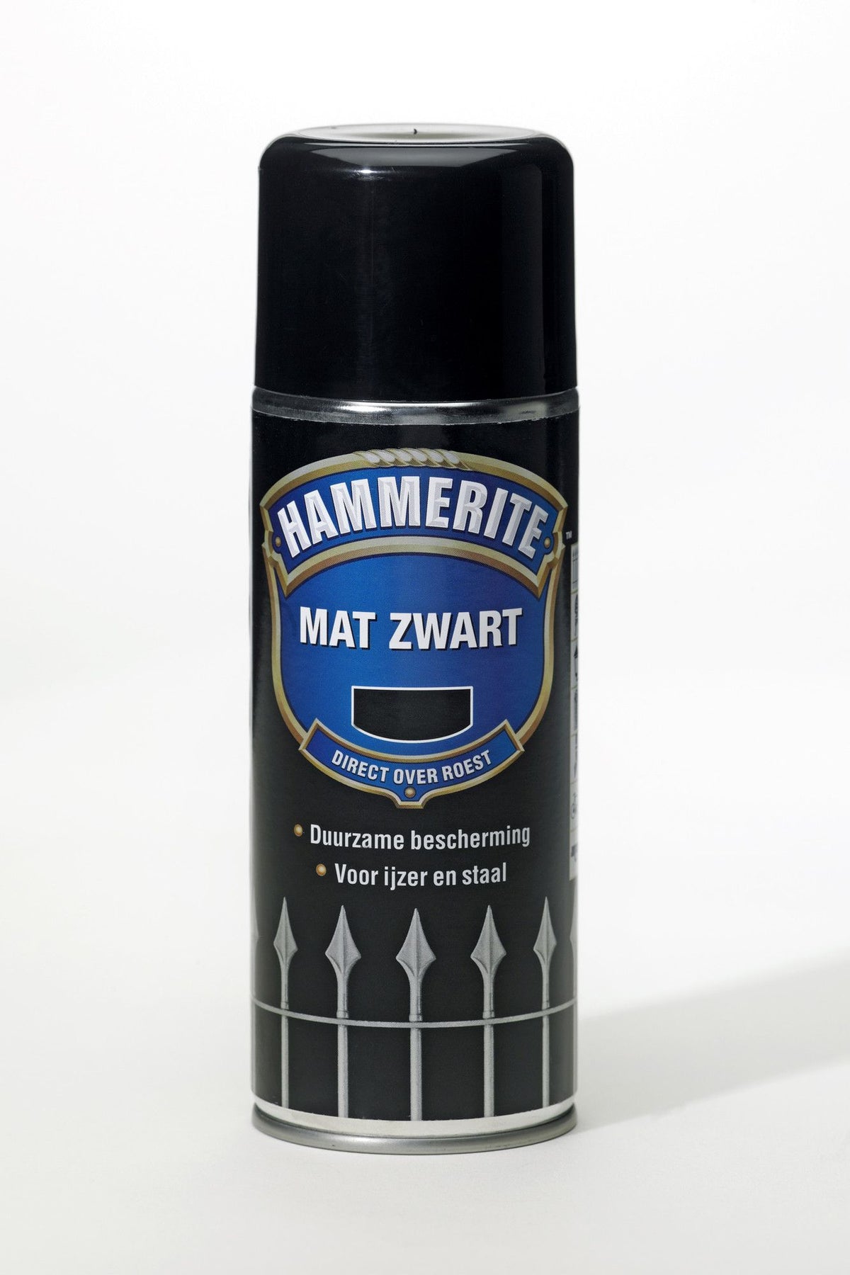 Ht Metaallak Mat Zwart 400ml