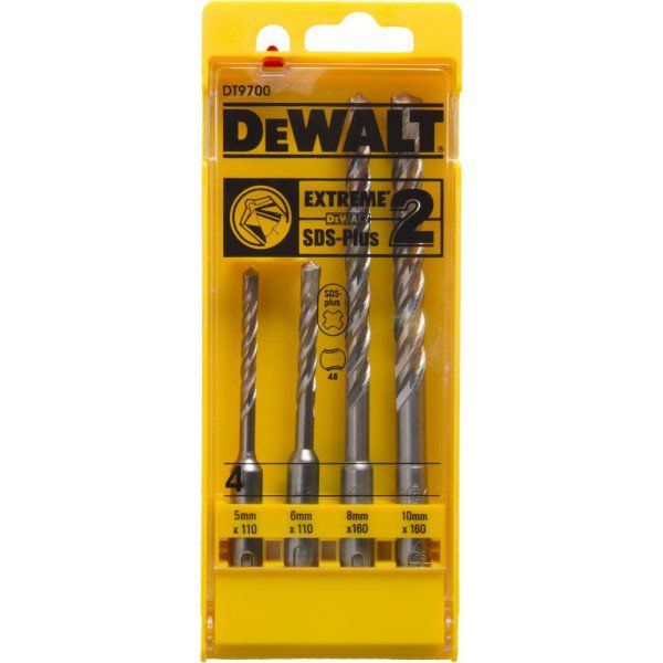 DT9700-QZ Cassette, 4-delig, SDS-Plus boor EXTREME 2™, 5,6,8,10mm