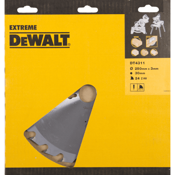 DT4311-QZ CZB 250x30x24t, vlaktand, positief 10°, kerf 3,0mm