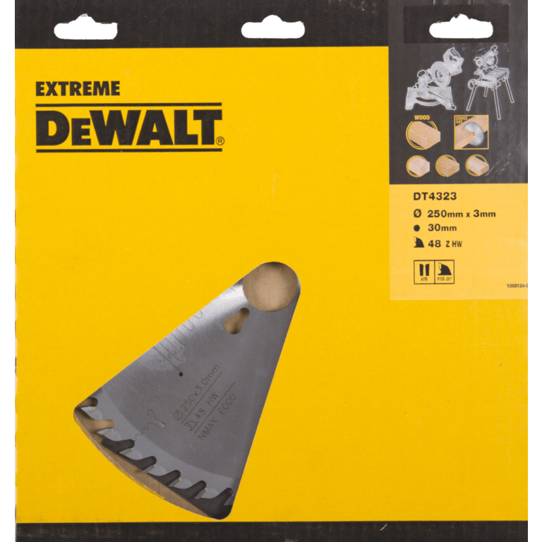 DT4323-QZ CZB 250x30x48t, wisseltand, positief 10°, kerf 3,0mm