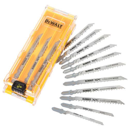 DT2298-QZ Cassette 14-delig XPC® zaagbladen voor hout (DT2205 x 3, DT2209 x 3, DT2213 x 3, DT2207 x 1, DT2216 x 1, DT2217 x 1, DT2218 x 1, DT2220 x 1)