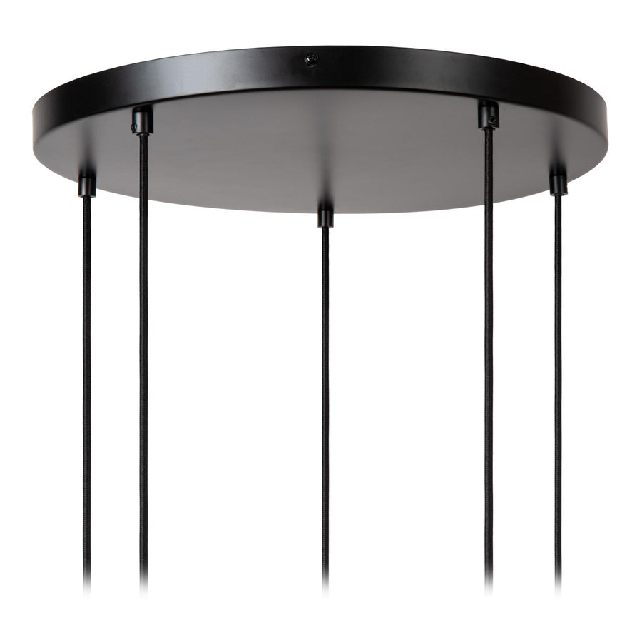 Lucide ILONA hanglamp 5 × E27, zwart