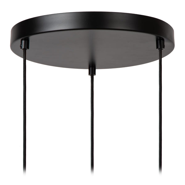 Lucide ILONA hanglamp 3 × E27, zwart