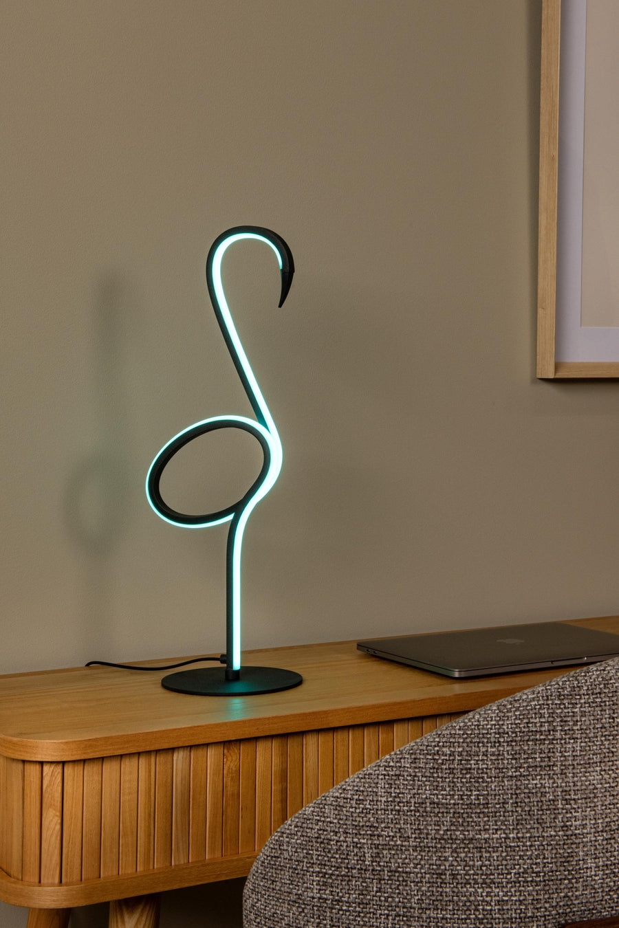 Lucide FLAMINGO dimbare LED-tafellamp meerkleurig