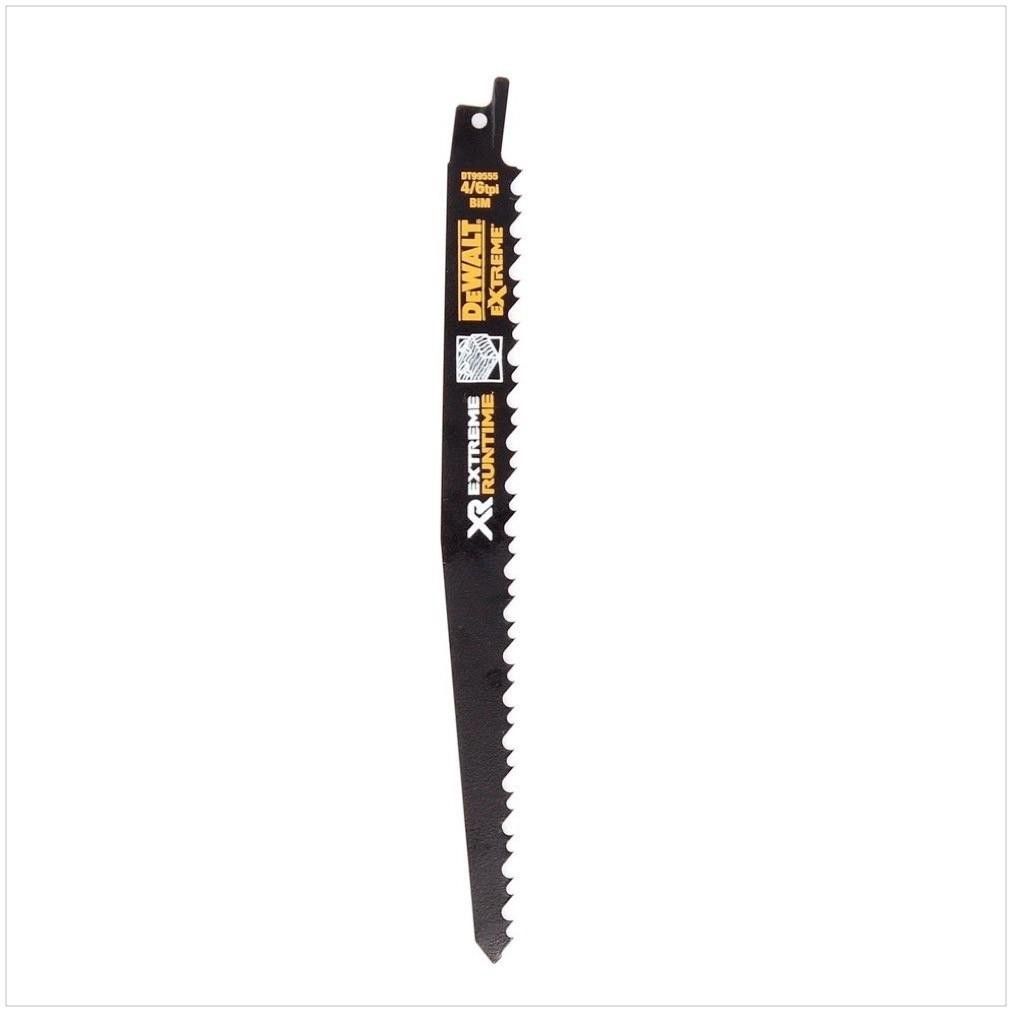 "DT99555-QZ Xtreme Runtime 230mm (9"") 6TPI Recip Blade-5PK"