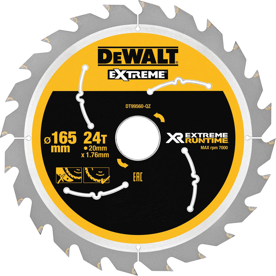 DT99560-QZ Xtreme Runtime 165mm x 20mm 24T CSB