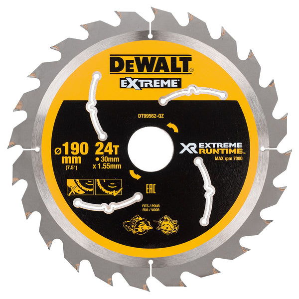 DT99562-QZ Xtreme Runtime 190mm x 30mm 24T CSB