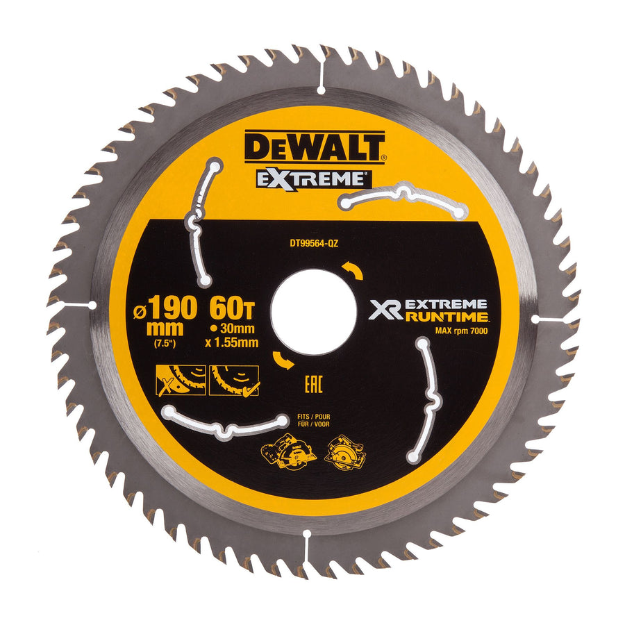DT99564-QZ Xtreme Runtime 190mm x 30mm 60T CSB