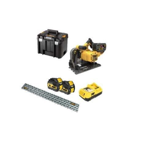 DCS520T2R-QW 54V XR FLEXVOLT Invalzaag 165mm met geleiderail