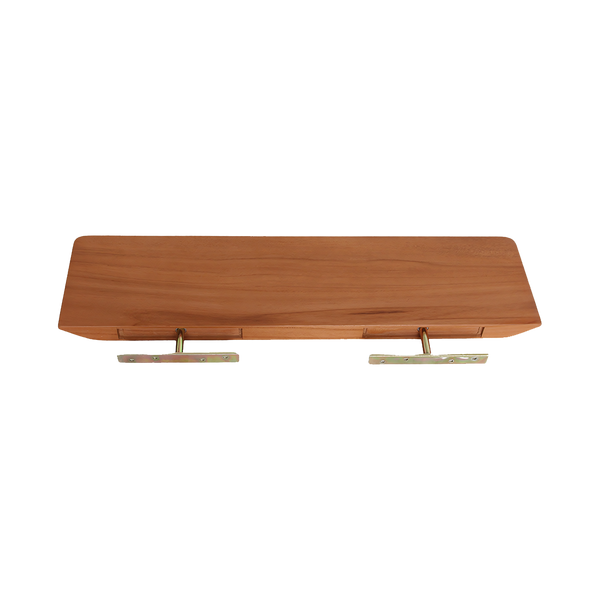 Craftsman teakhouten wandplank - 60 cm