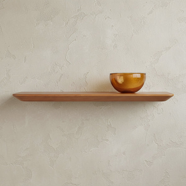 Craftsman teakhouten wandplank - 60 cm