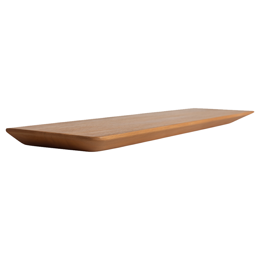 Craftsman teakhouten wandplank - 90 cm