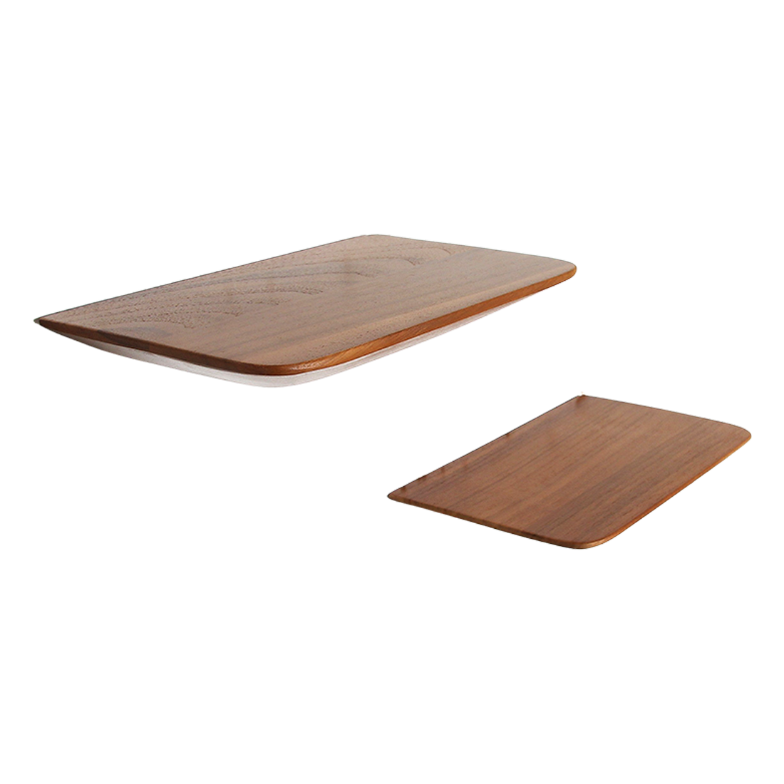 Craftsman teakhouten wandplank - set/2 25 cm