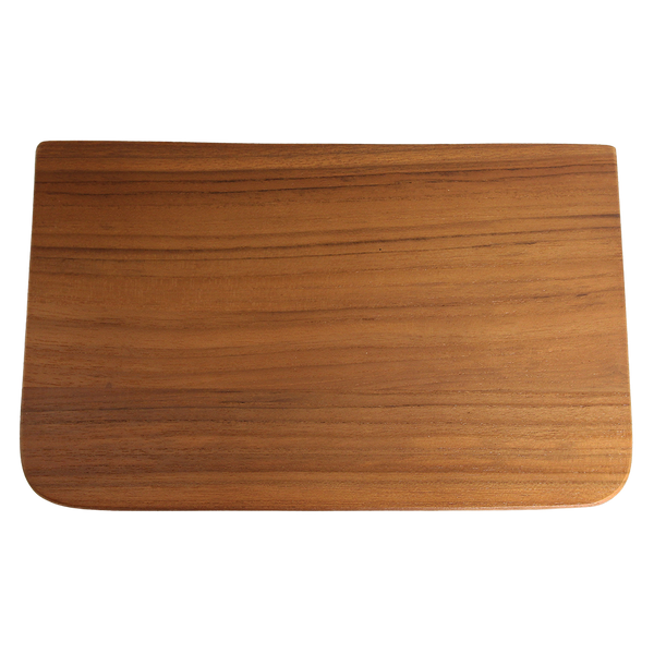 Craftsman teakhouten wandplank - set/2 25 cm