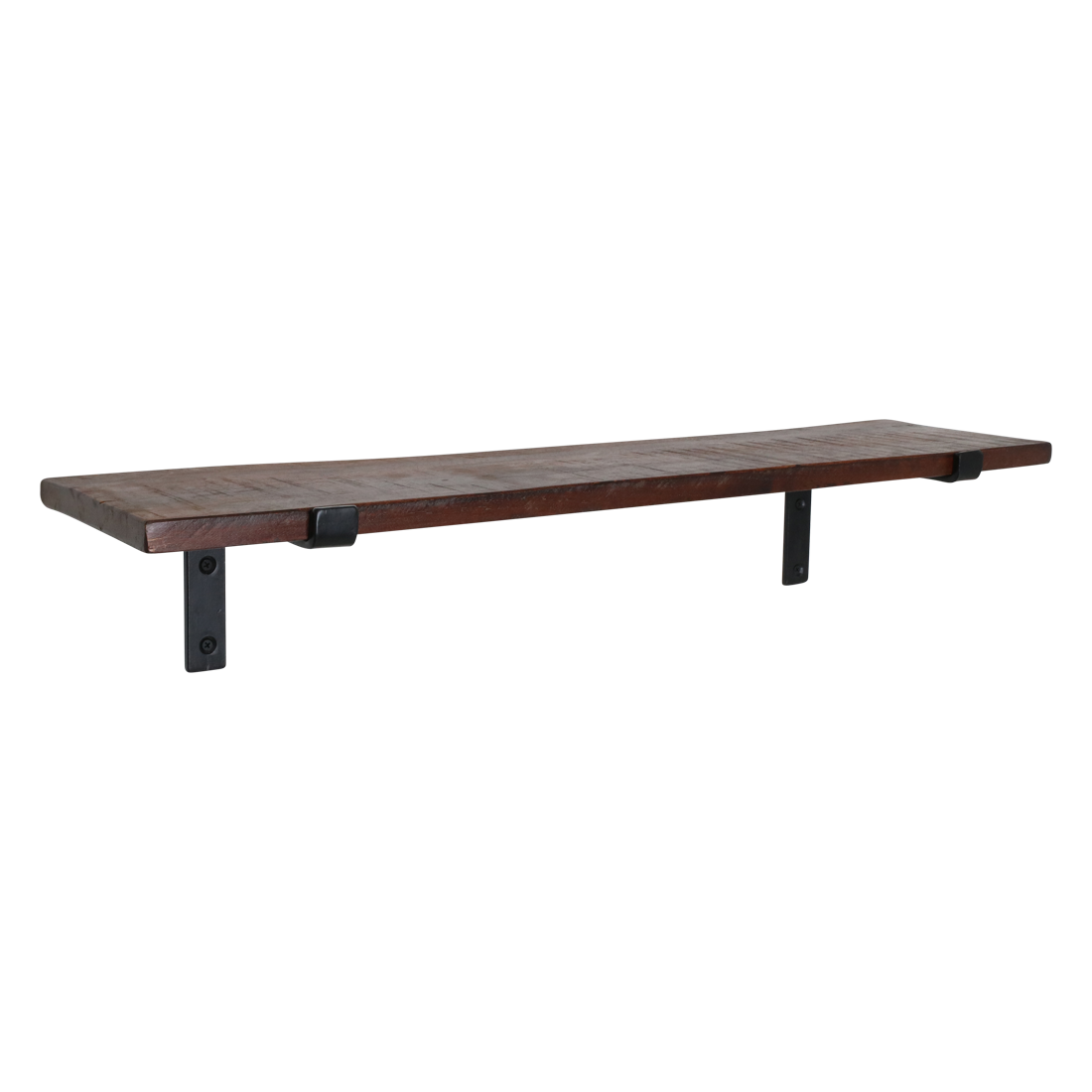 Factory wandplank bruin - fsc-gerecycled hout - 80 cm