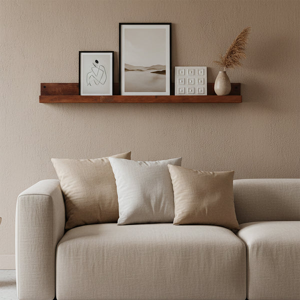 Factory wandplank - fsc-gerecycled hout - 75x8x8 cm
