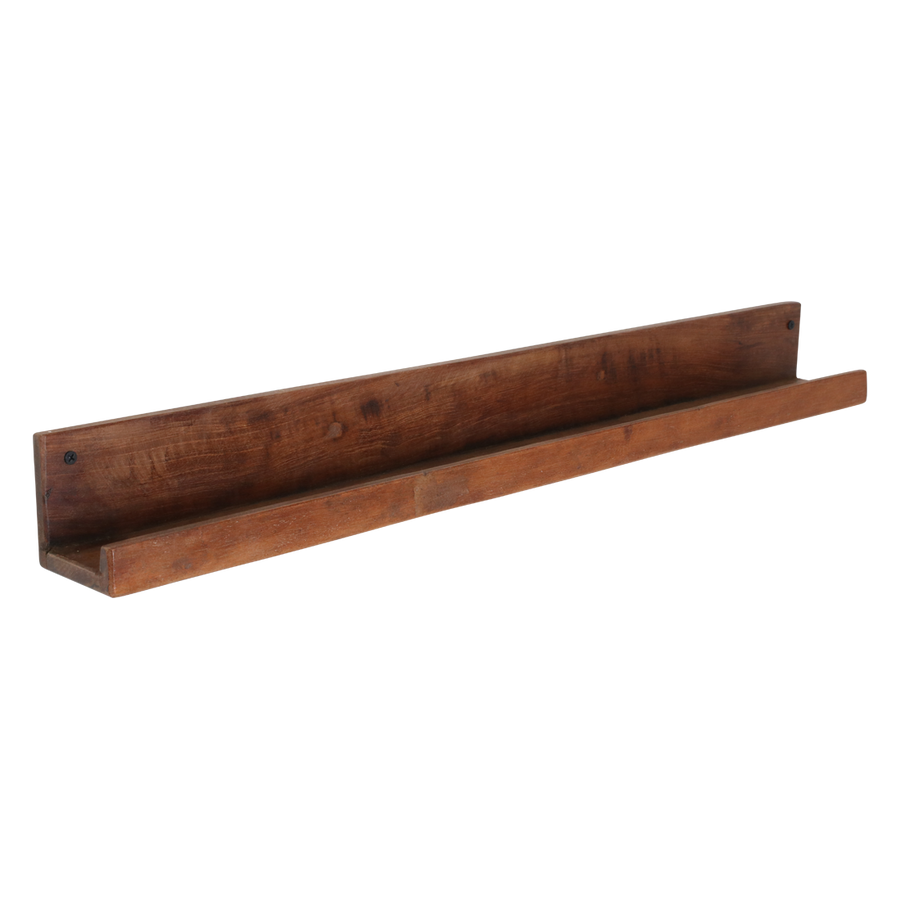 Factory wandplank - fsc-gerecycled hout - 75x8x8 cm