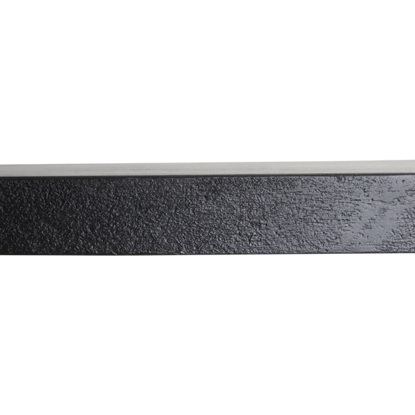 Zwart zwevende wandplank - fsc-gerecycled hout - 80x18x3,8 cm