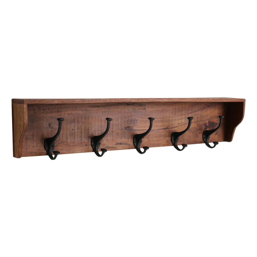 Factory wandkapstok "old style" - fsc-gerecycled hout