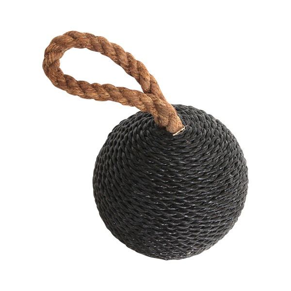 Zwarte deurstopper bomb