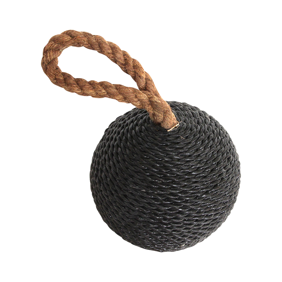 Zwarte deurstopper bomb