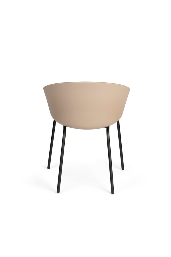 Void eetkamerstoel beige/ bruin (set of 2)