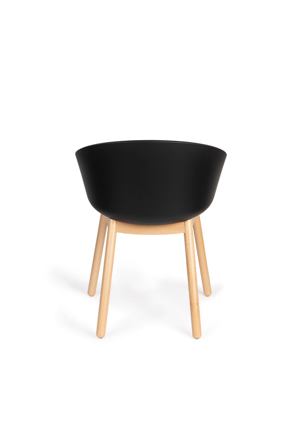 Void eetkamerstoel eiken zwart (set of 2)