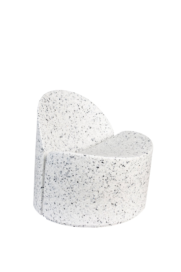 Bloom fauteuil wit/terazzo