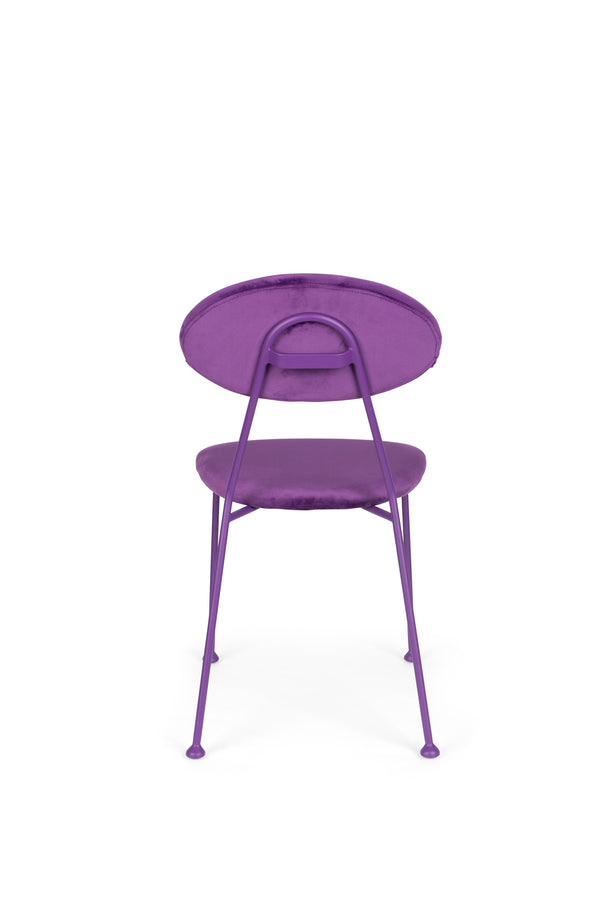 Stoel Kiss The Froggy Paars (set van 2)
