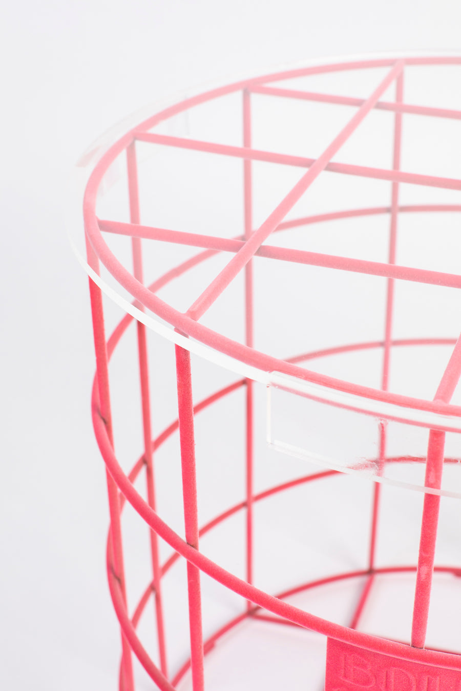 Zijtafel Cage Fight Rond Roze