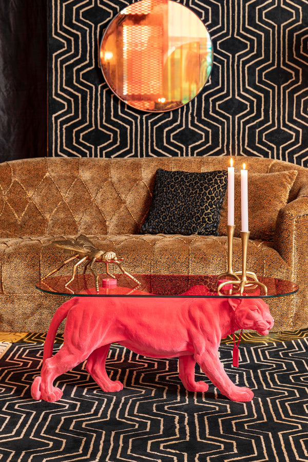 Salontafel dope as hell roze