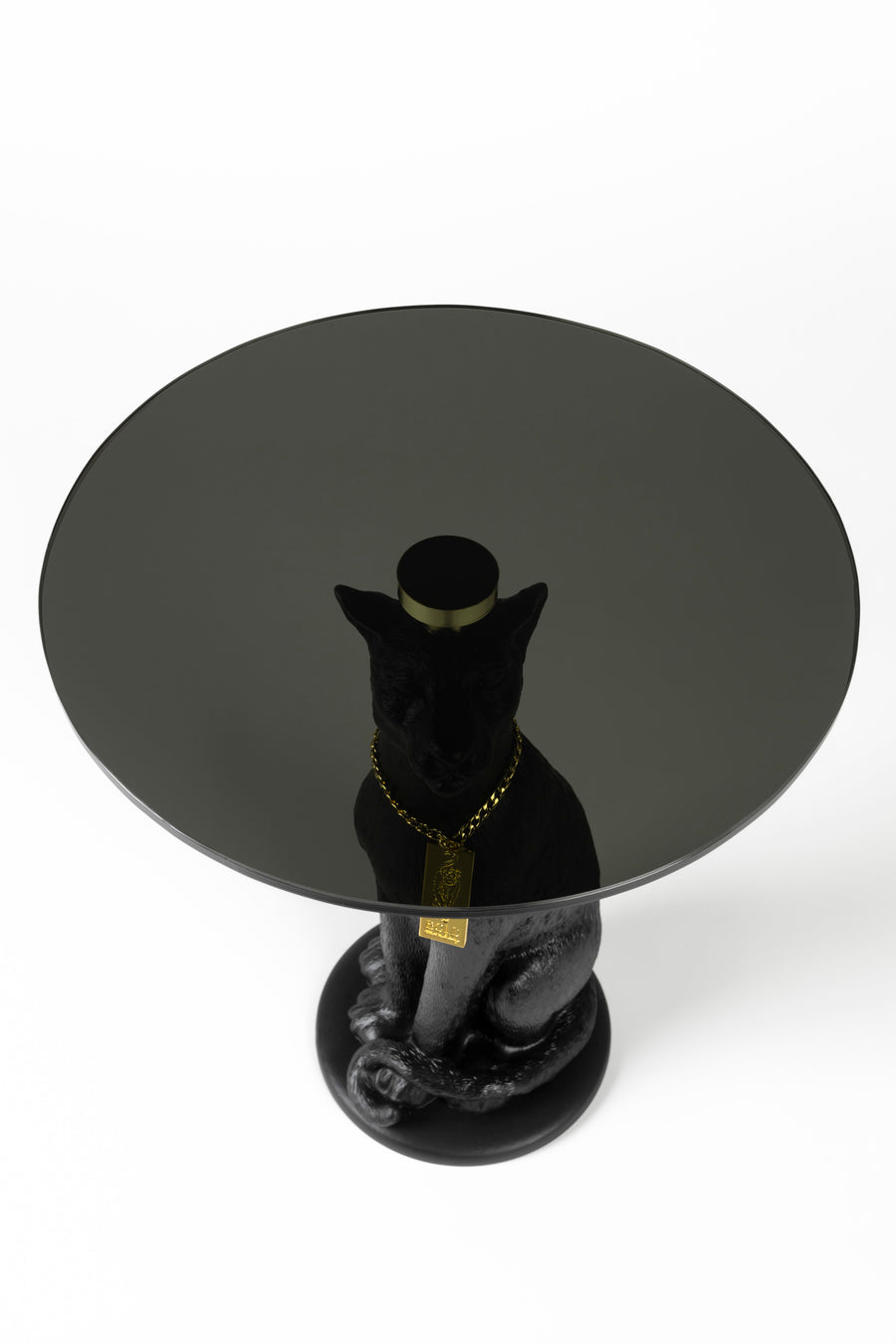 Zijtafel Proudly Crowned Panther Zwart