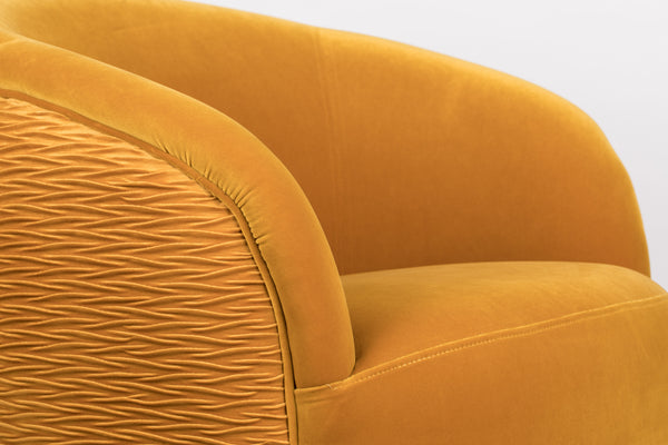 Loungestoel So Curvy Oker