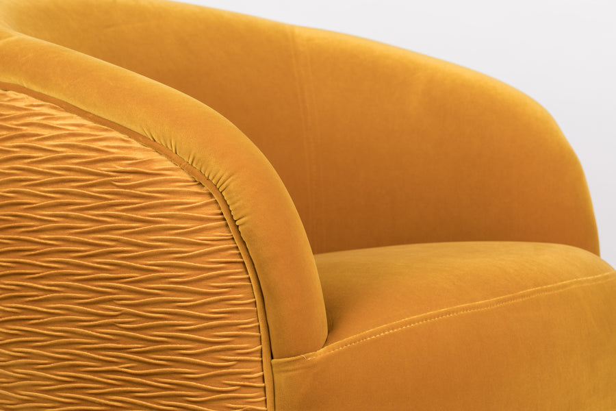 Loungestoel So Curvy Oker