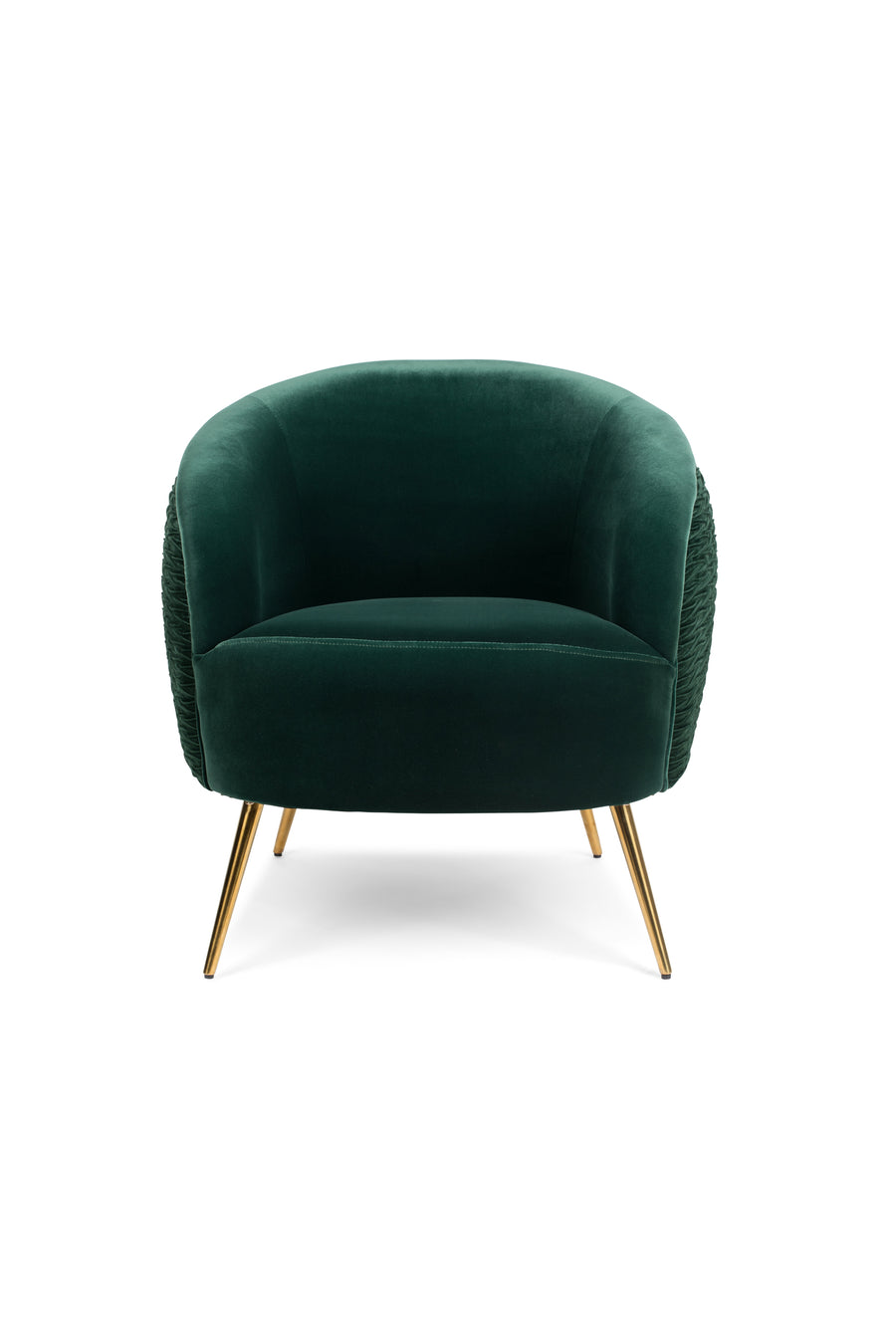 Loungestoel So Curvy Donkergroen