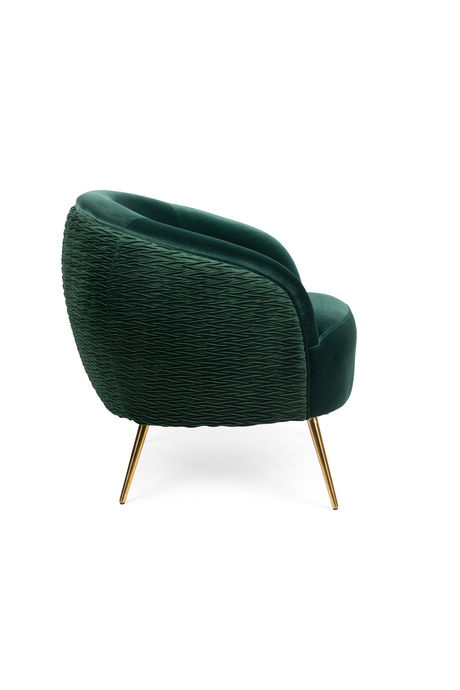 Loungestoel So Curvy Donkergroen