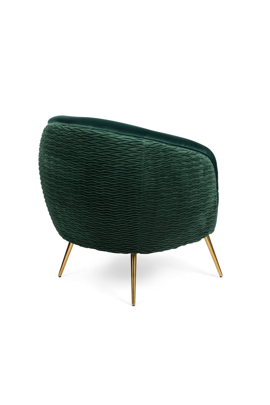 Loungestoel So Curvy Donkergroen