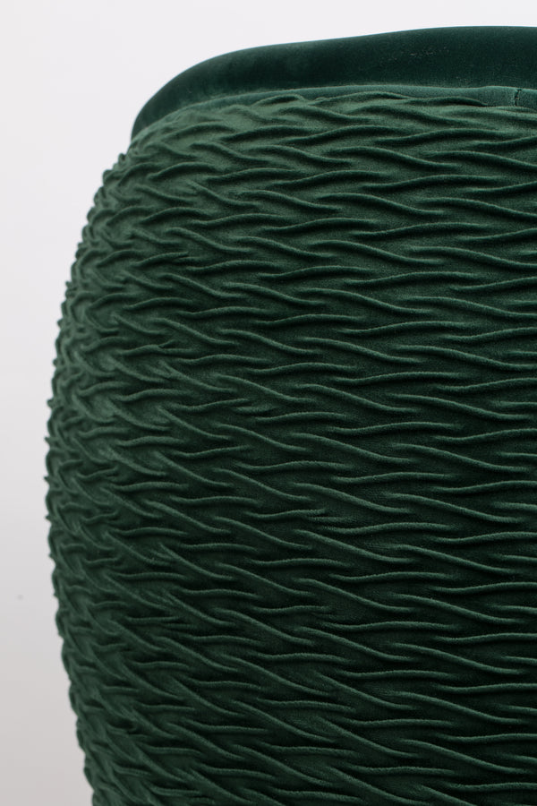 Loungestoel So Curvy Donkergroen